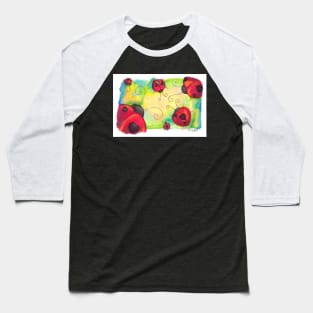 Colorful Love Ladybugs Baseball T-Shirt